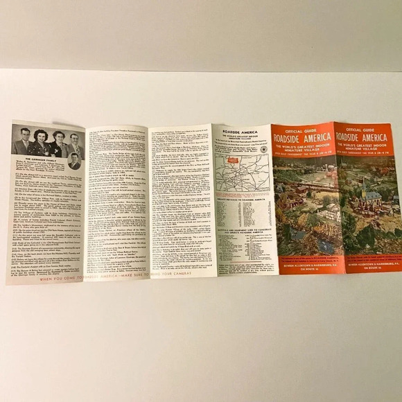Vintage Roadside Amerca Indoor Miniature Village Pennsylvania Brochure Pamphlet - Picture 9 of 13